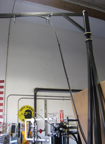 Adjustable 8 to 12 foot height for boom Adjustable 8 to 12 foot height for boom